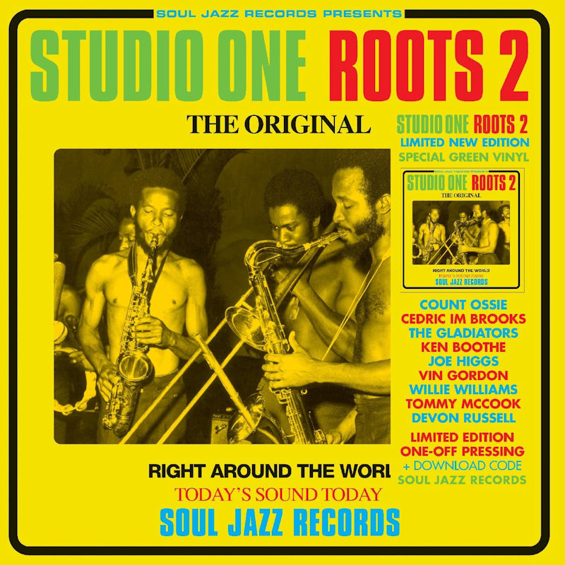 V/A - Studio one roots 2 (.. Roots 2 / Transparent Green Vinyl, Coloured Vinyl, Transparent, Limited Edition LP)
