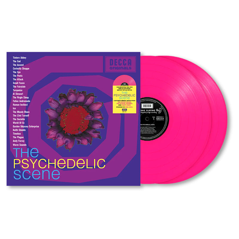 Various Artists - The psychedelic scene (Pink, Transparent, Coloured Vinyl, Limited Edition LP)