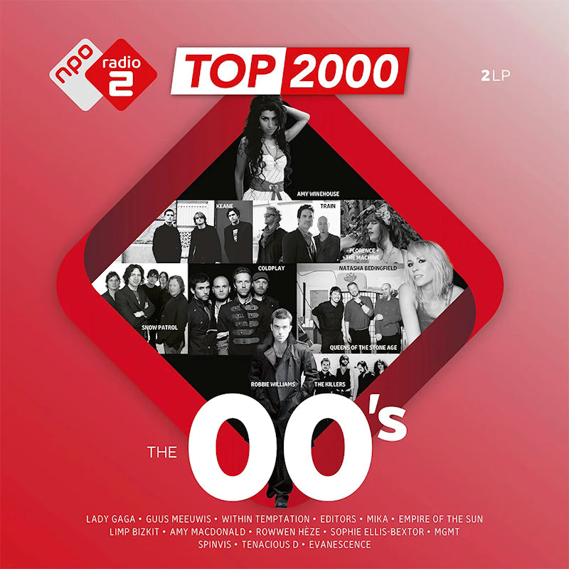 Various Artists - Top 2000 - the 00's (High Quality, Transparent, Coloured Vinyl LP)