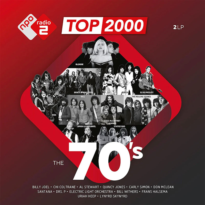 Various Artists - Top 2000 - the 70's (High Quality, Coloured Vinyl LP)