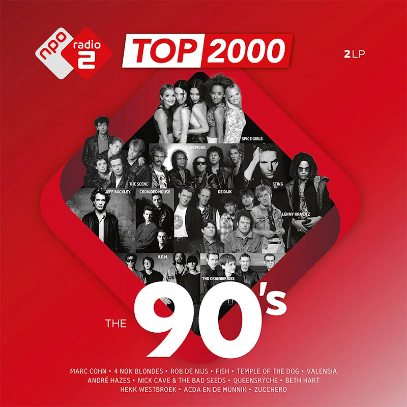 Various Artists - Top 2000 - the 90's (High Quality, Coloured Vinyl LP)