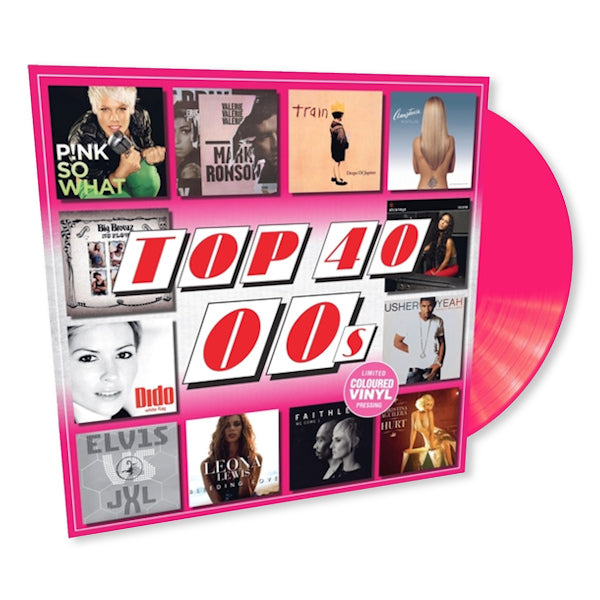 Various - Top 40 - 00's (Pink, Coloured Vinyl LP)