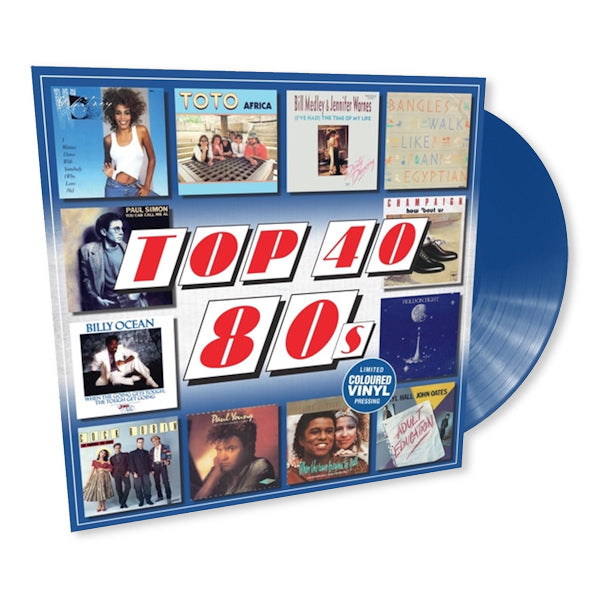 V/A (Various Artists) - Top 40 - 80s (Cobalt Blue LP)
