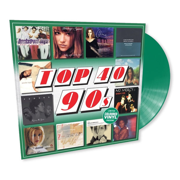 V/A (Various Artists) - Top 40 - 90s (Green, Coloured Vinyl LP)