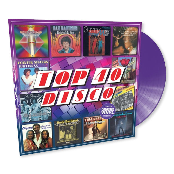 V/A (Various Artists) - Top 40 - disco (Purple LP)