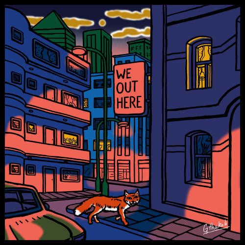 V/A (Various Artists) - We out here (CD)