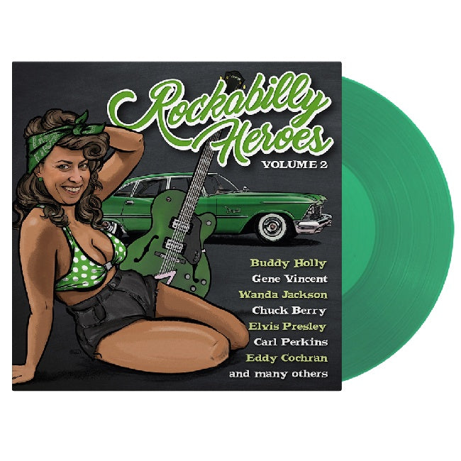 Various Artists - Rockabilly Heroes Vol. 2 (Green 180g, High Quality, Transparent, Coloured Vinyl, Rsd, Limited Edition LP)