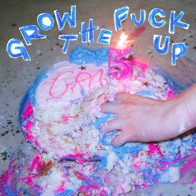 Vial - Grow the fuck up (Cobalt Blue White Baby Blue, Coloured Vinyl LP)