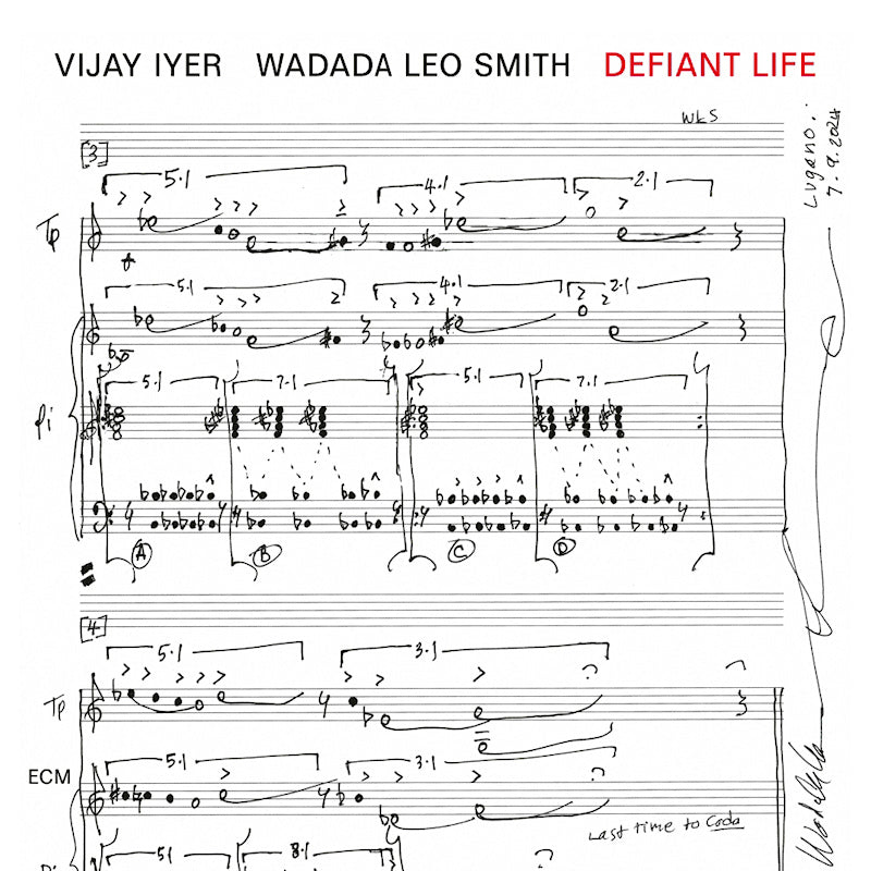 Vijay Iyer & Wadada Leo Smith - Defiant life (CD)
