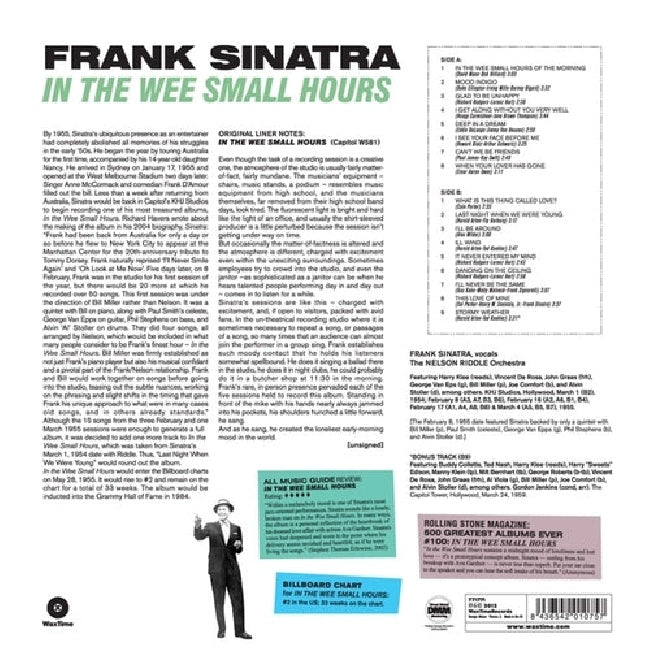 Frank Sinatra - In the wee small hours (.. Hours/ 180gr., High Quality LP)