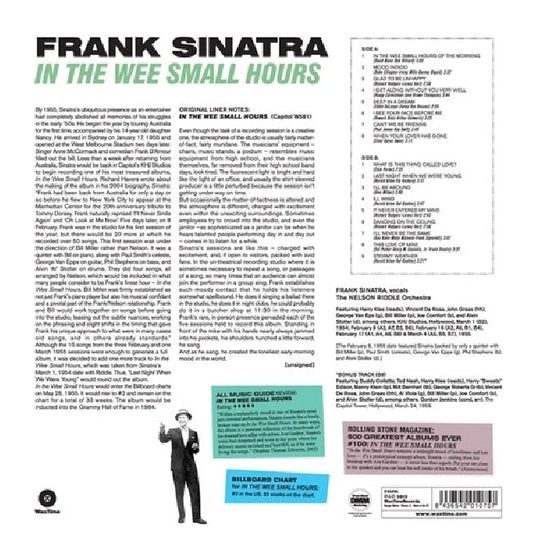 Frank Sinatra - In the wee small hours (.. Hours/ 180gr., High Quality LP)