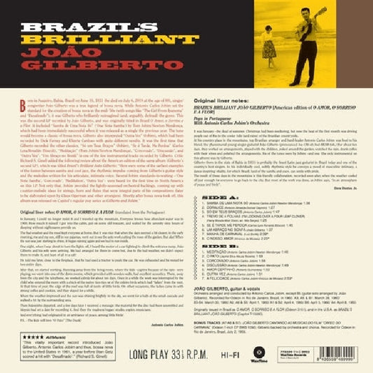 Joao Gilberto - Brazil's brilliant (180gr., High Quality LP)