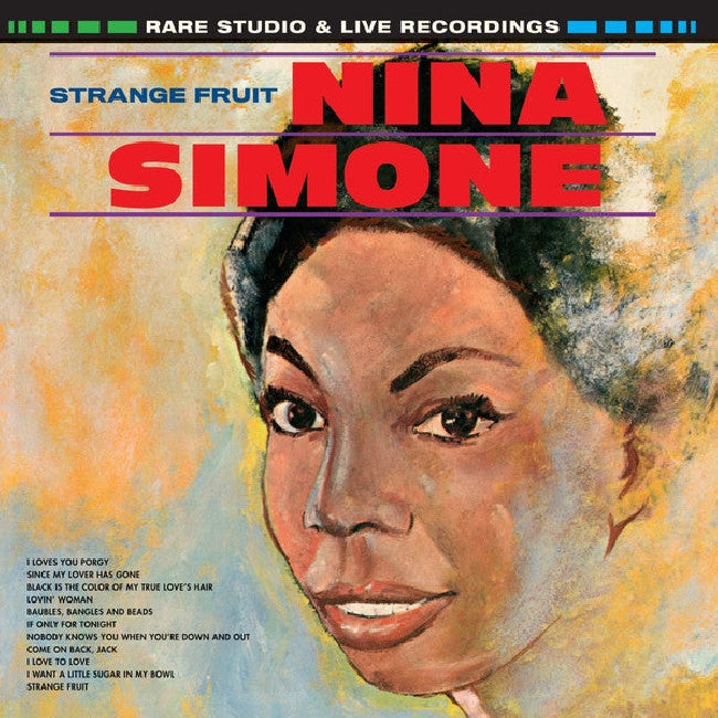 Nina Simone - Strange fruit (180gr./ Orange Vinyl/ Incl. Unique Sticker, High Quality, Coloured Vinyl LP)