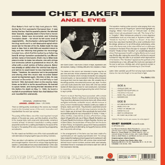 Chet Baker - Angel eyes (180gr. Red Vinyl / Incl. 1 Bonus Track, High Quality, Coloured Vinyl LP)