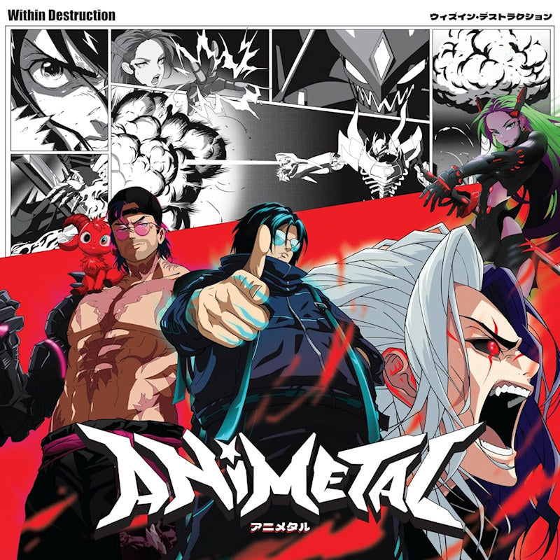 Within Destruction - Animetal (Clear Red White Blue Booklet, Download Code, Coloured Vinyl LP)