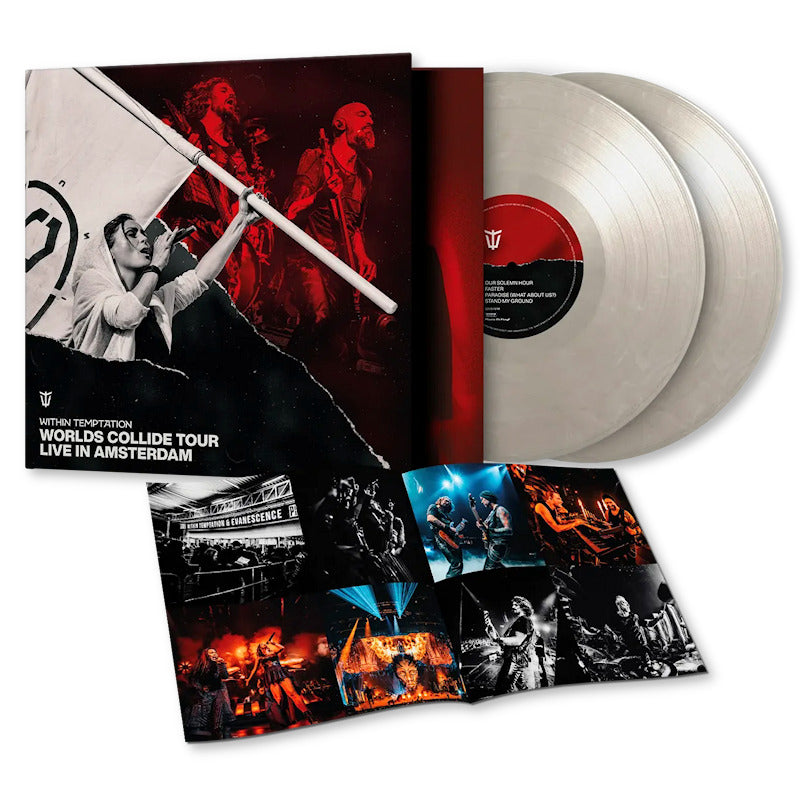 Within Temptation - Worlds collide tour live in amsterdam (White, Gatefold Sleeve, Insert, Coloured Vinyl LP)