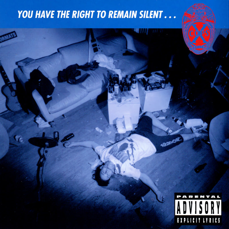 X-cops - You have the right to remain silent (.. Right To Remain Silent / Blf 23 / Red Vinyl LP)