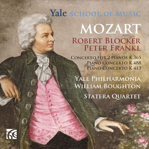 Wolfgang Amadeus Mozart - Piano concertos k365/k488/k413 (Yale Philharmonia/William Boughton/Blockner/Frankl CD)