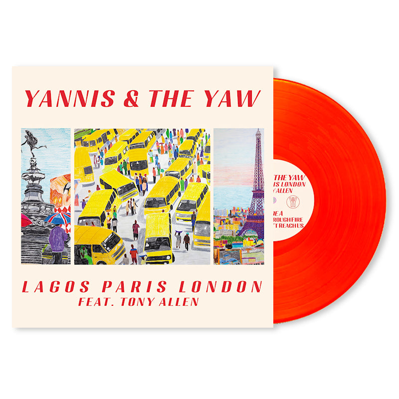 Yannis & The Yaw - Lagos paris london (Red, Coloured Vinyl LP)
