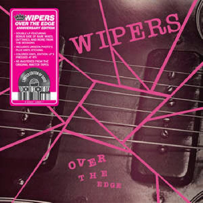 Wipers - Over the edge (Rsd Usa 22 Clear Red W/ Magenta Hi-Melt & Opaque Vinyl, Transparent, Coloured Vinyl, Anniversary Edition, Etched LP)