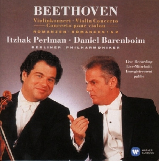 Ludwig Van Beethoven - Violin concerto/romances (Berliner Philharmoniker/Daniel Barenboim/Itzhak Perlman CD)