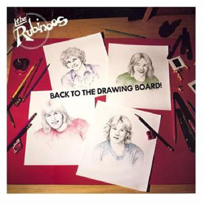 Rubinoos - Back to the drawing board (.. Drawing Board / Blf 22, Ruby W/ Black Splatter Vinyl LP)