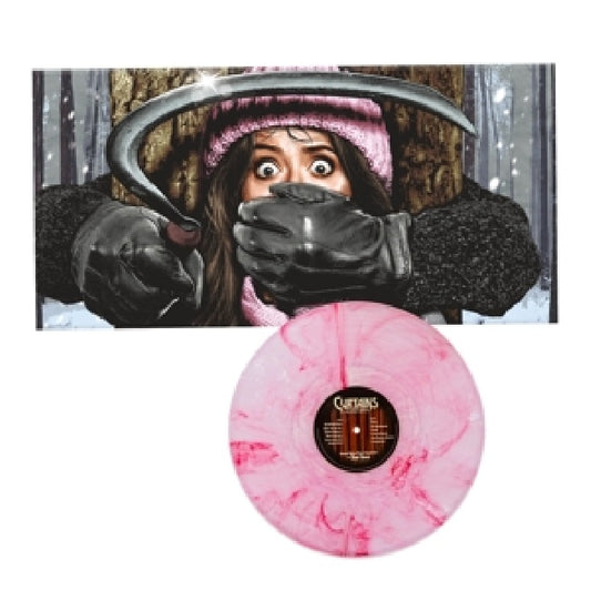 Paul Zaza - Curtains (180gr. Translucent Pink & Red Swirl Vinyl (Blood & Ice), High Quality, Transparent, Coloured Vinyl LP)