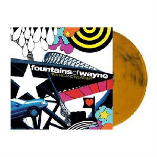 Fountains Of Wayne - Traffic and weather (.. Weather / Gold With Black Swirl Vinyl / Blf 22, Black Friday, Coloured Vinyl, Reissue, Insert, Limited Edition LP)