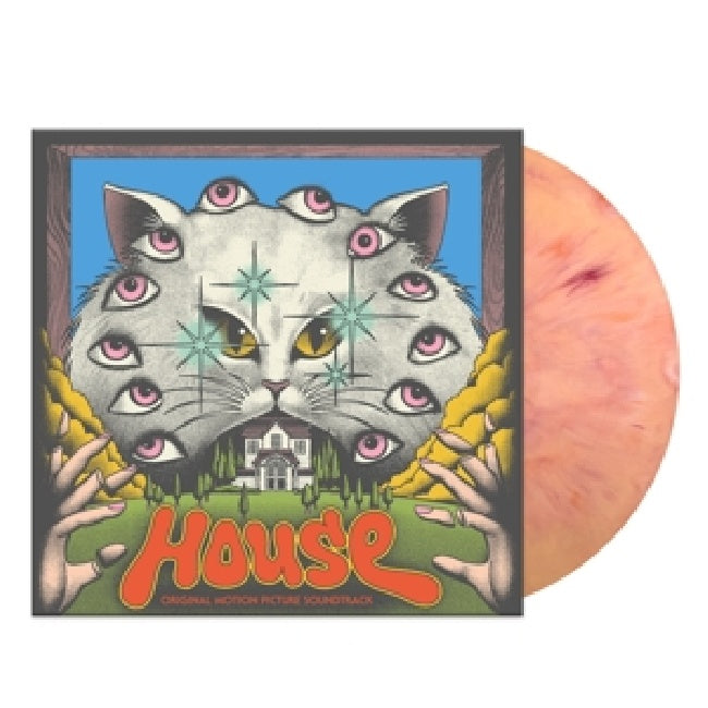 Godiego & Mickie Yoshino - House (hausu) (180gr. Sangria Swirl Vinyl / Bertus Exclusive Color, High Quality, Gatefold Sleeve, Coloured Vinyl LP)