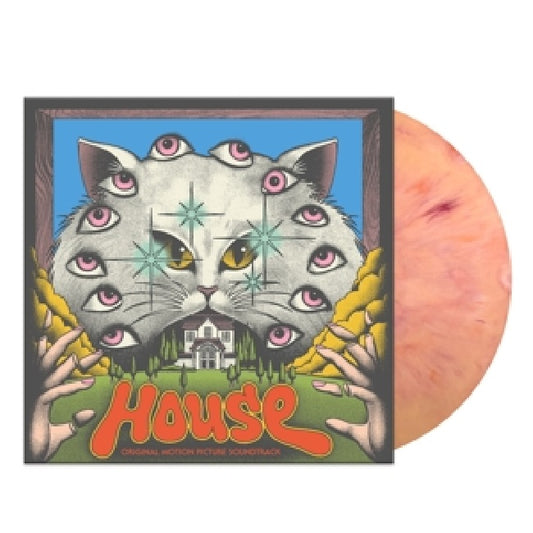 Godiego & Mickie Yoshino - House (hausu) (180gr. Sangria Swirl Vinyl / Bertus Exclusive Color, High Quality, Gatefold Sleeve, Coloured Vinyl LP)