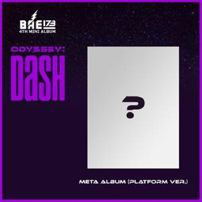 Bae173 - Odyssey : dash (4th Mini Album / Platform Album Version, Kit Album accessoires)