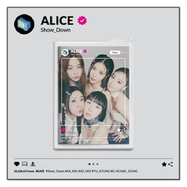 Alice - Show down (2nd Single / 60p Photobook CD)