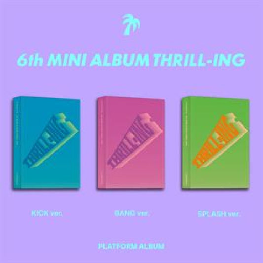Boyz - Thrill-ing (6th Mini Album / Platform Album / 3 Versions accessoires)