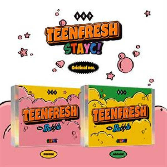 Stayc - Teenfresh (3rd Mini Album / Bubble/Arcade Cover CD)
