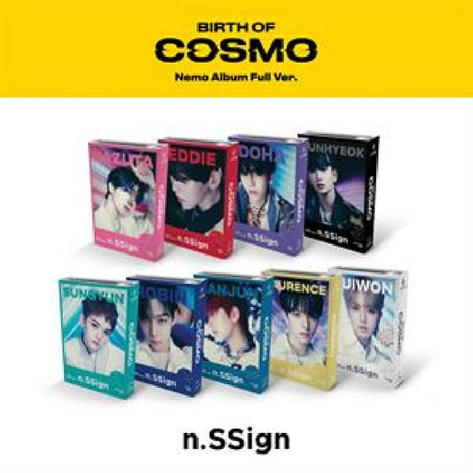 N.ssign - Birth of cosmo (Debut Album / Nemo Platform Album Version/ 9 Versions, Limited Edition, Kit Album accessoires)