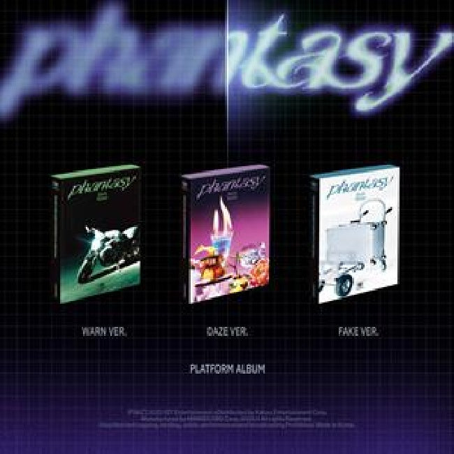 Boyz - Phantasy pt.2 sixth sense (Vol.2 / Platform Album / 3 Random Versions accessoires)