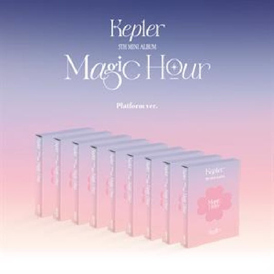 Kep1er - Magic hour (5th Mini Album / Platform Album / 9 Random Versions accessoires)