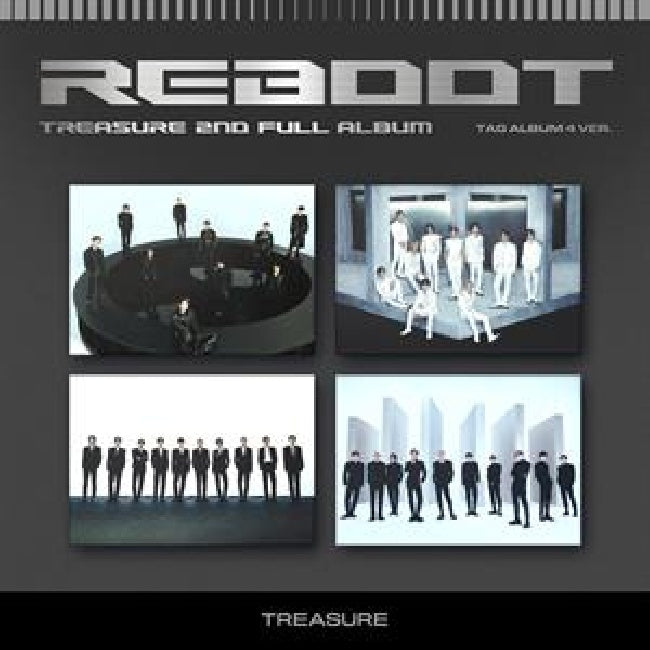 Treasure - Reboot (Vol.2 / Yg Tag Version / Platform Album / 4 Random Ver., Kit Album accessoires)